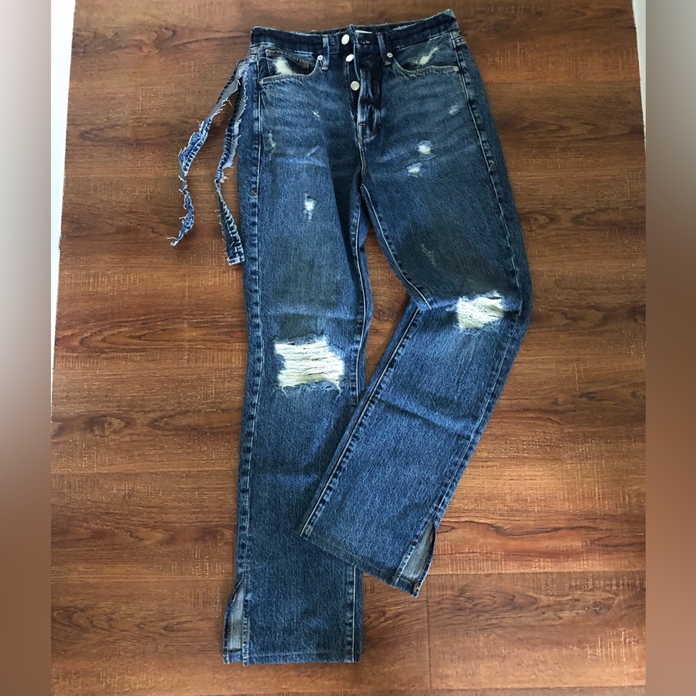 GOOD AMERICAN GOOD BOY STRAIGHT LEG JEAN